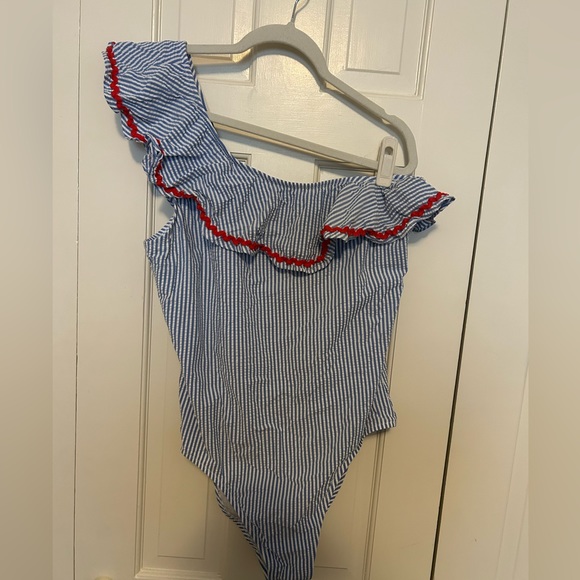 J. Crew Swim J Crew Seersucker Bathing Suit Poshmark